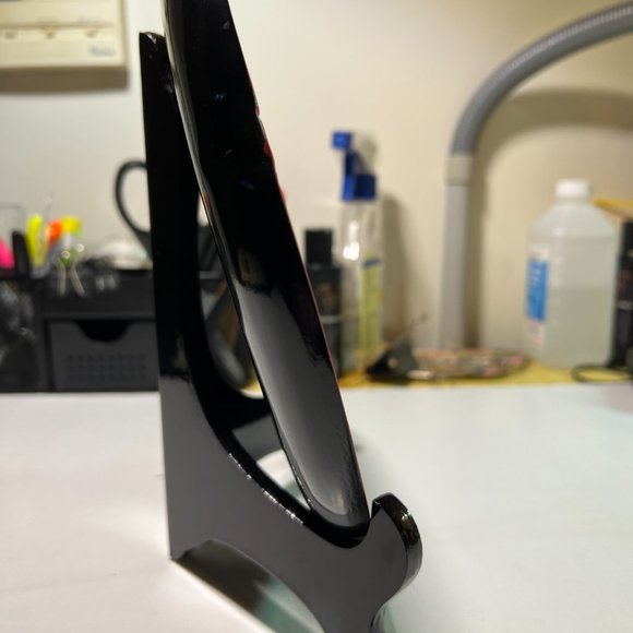 Sailing Ship Plaque with Stand - Asian Origin - Picture 3 of 11